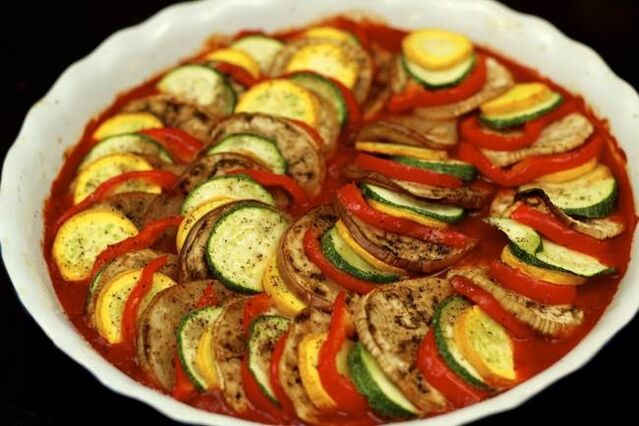 menyiapkan ratatouille untuk diet Dukan